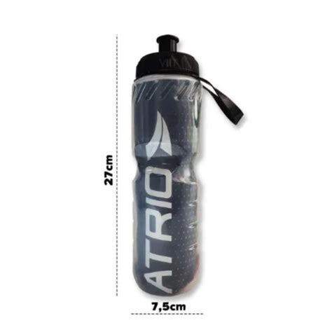 Garrafa Squeeze Térmica Para Bike 650Ml Atrio Preta MadeiraMadeira