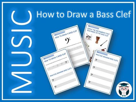 How To Draw A Bass Clef Music Distance Learning Teaching Resources