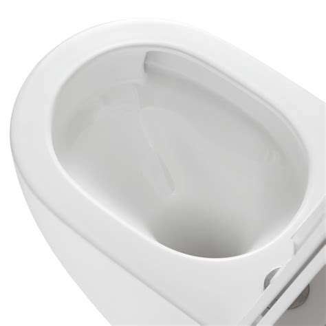 Swiss Aqua Technologies Rimless Tornado Quiet Wall Hung Toilet With