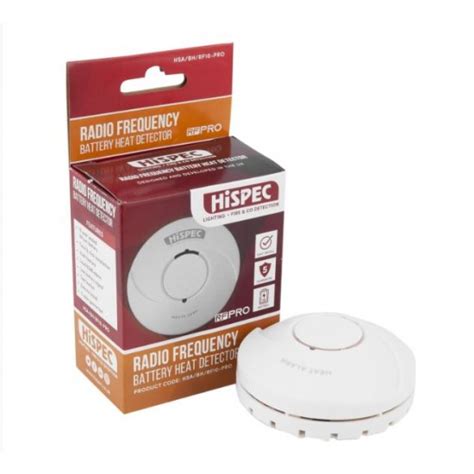 Hispec Hsabhrf10 Pro Wireless Battery Heat Detector