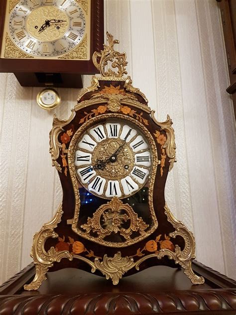 Boulle Uhr Kaminuhr Tischuhr Standuhr Hermle EBay