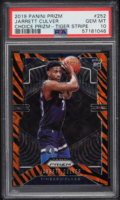 Jarrett Culver 2019 Prizm 252 Choice Tiger Stripe SSP Price Guide