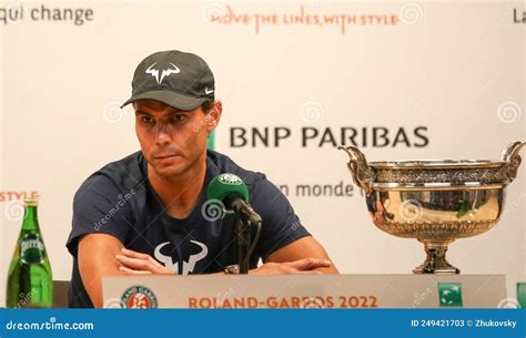 2022 Roland Garros Champion Rafael Nadal Of Spain During Press