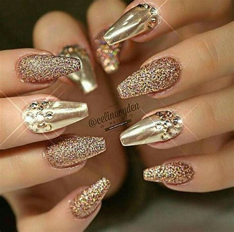 All That Glitters Is Really Gold Love It Unhas Douradas