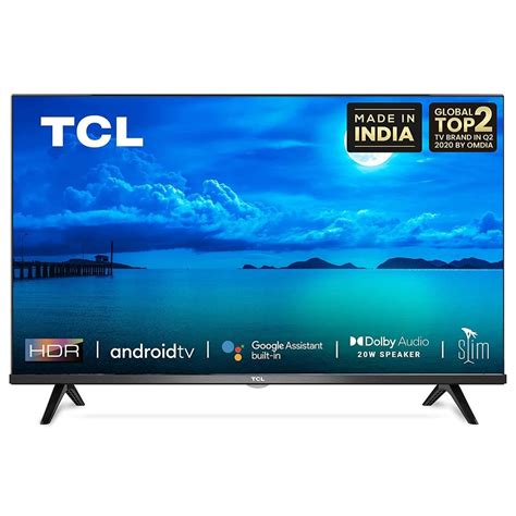 Black Wall Mount TCL S65A Series 79 97 Cm HD Ready LED Smart Android TV