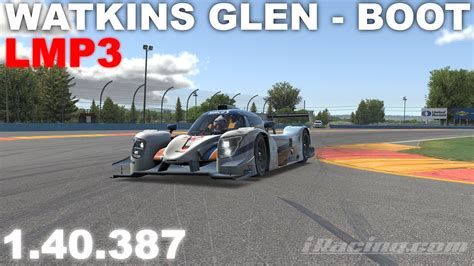 IRacing LMP3 Watkins Glen Boot FIXED Track Guide Hotlap YouTube