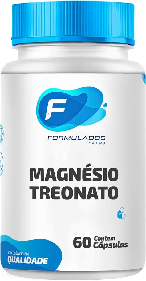 Magn Sio Treonato Concentrado C Psulas Amazon Br