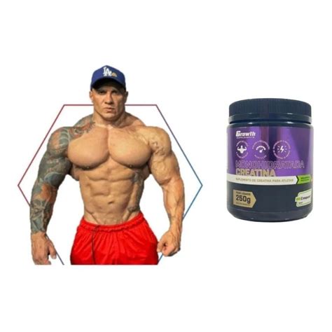 Kit Combo Whey Protein 1kg Creatina Creapure Hot Growth Baunilha