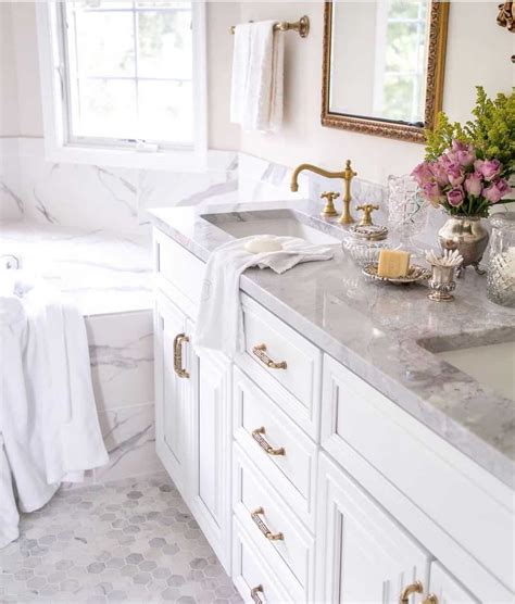 Gray Granite Bathroom Countertops - Soul & Lane