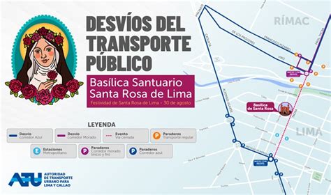 Día de Santa Rosa de Lima Corredores complementarios y el