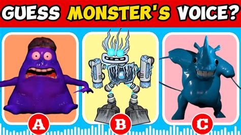 NEW GUESS VOICE MONSTERS SKIBIDI TOILET GRIMACE SHAKE BANBAN BUT