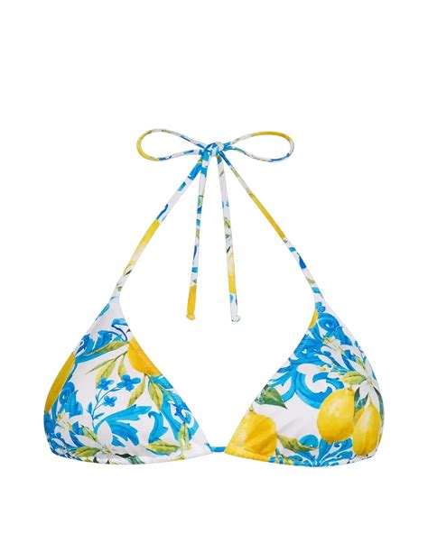 Γυναικείο Bikini Top Μαγιό Mc Saint Barth Leah Full Adjustable Triangle Multi Favela gr