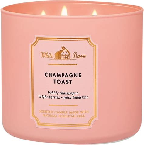 White Barn Champagne Toast 3 Wick Candle Cali Dream