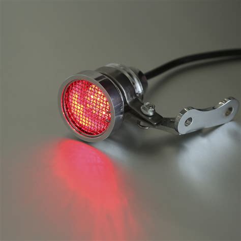 Motorcycle Chrome Led Custom Tail Light Fit For Harley Davidson Cafe