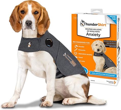 Thundershirt Dog Anxiety Treatment Gray Medium