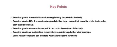 Exocrine Glands: Definition, Function, Examples & Types