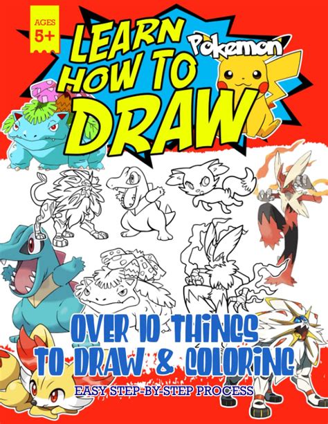 Buy Learn How To Draw Pokémon The Best Pokémon Drawing Book With Easy