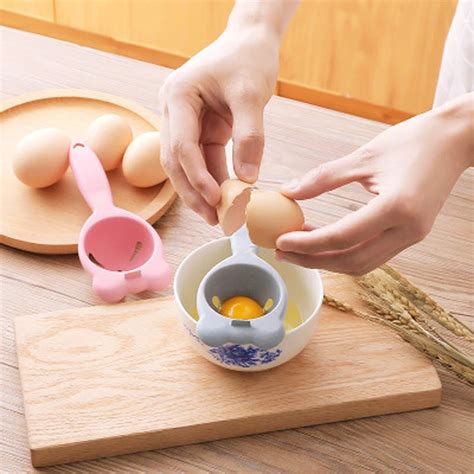 Buy 1pc New Plastic Eggs Separator Eggs Strainer For