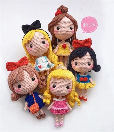 Princesas Y Protagonistas Disney Mini Amigurumis Otakulandia Es