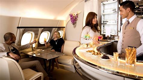 Emirates Unveils Revamped A380 Onboard Lounge Business Traveller