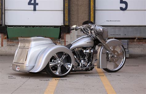 Bagger Nation Big Wheel Fender Trike Motorcycle Custom Bagger