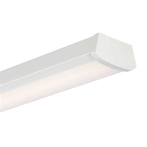 Envirolite 4 Ft 5400 Lumens Integrated Led White Wraparound Light 5000k Wl0554dm50 The Home