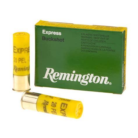 Remington Express 20 Gauge Buckshot 5 Rounds Academy