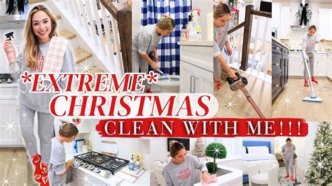 New 🎄 2023 Extreme Christmas Clean With Me Whole House Cleaning