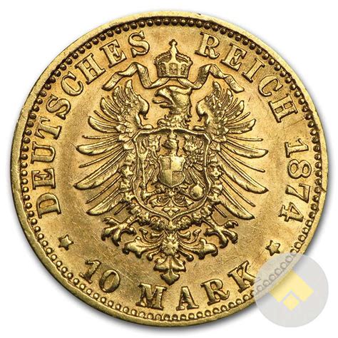 German Gold 10 Mark Various Monarchs Avg Circ