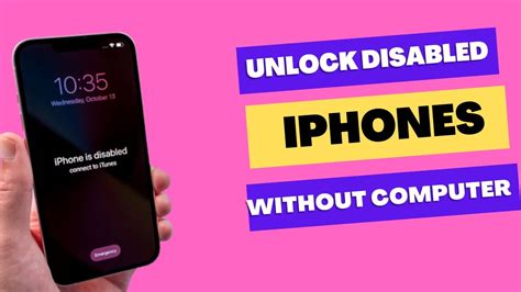 How To Unlock Disabled Iphone Without Password And Computer 2023 Youtube