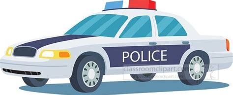 Safety Clipart-police-car-transportation-clipart