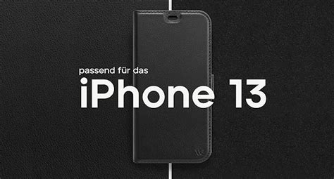 WIIUKA Hülle für iPhone 13 Lederhülle mit Vier Kartenfächern extra