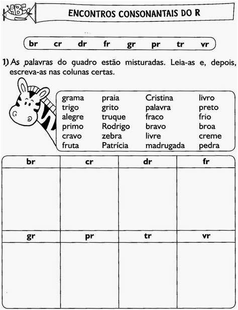 Escola Saber Atividades De Português 3 Ano Fundamental Para Imprimir