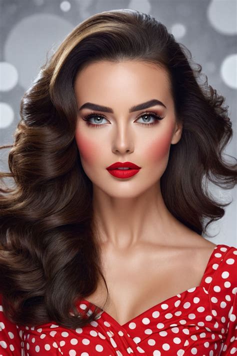 Beautiful Brunette Lady By Olga Andrievska Playground