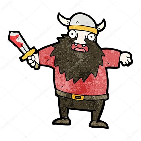 Caricatura De Guerrero Vikingo Vector Gr Fico Vectorial