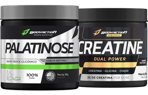 Palatinose 300g Premium Creatina Monohidratada Bodyaction