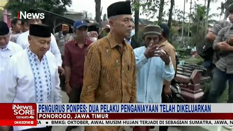 Polisi Tetapkan Dua Tersangka Penganiayaan Di Kematian Santri Gontor