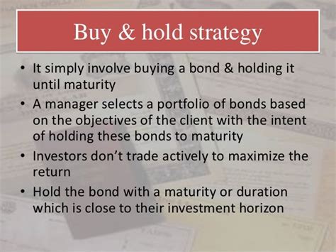 Bond portfolio management strategies