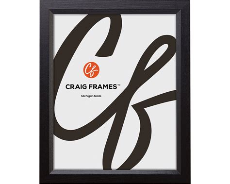 Craig Frames 7171610bk Wood Grain Finish 4x5 Pictureposter Frame 0