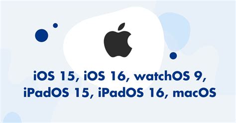 Apple Propose Ios Et Watchos Et Des Mises Jour Pour Macos