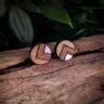 Clous D Oreilles En Bois Indyana S Rie Color E