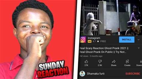 Vlogtober Day 24👻🎃 Sunday Reaction Real Ghost Scary Reaction Prank