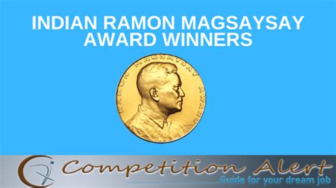 RAMON MAGSAYSAY AWARD-LIST OF INDIAN WINNERS – CURRENT AFFAIRS I THE ...