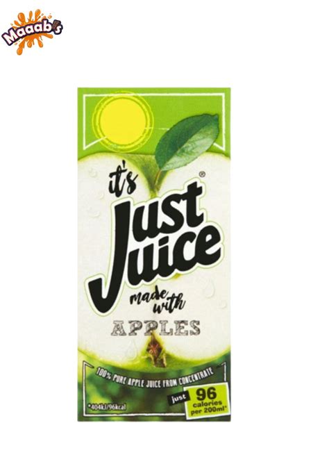 Just Juice Apple Juice 200ml Maaabs