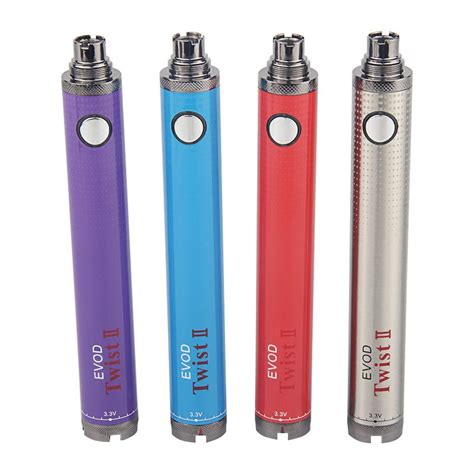 Evod Twist Ii Vape Pen Vv Variable Voltage Thread Battery Mah