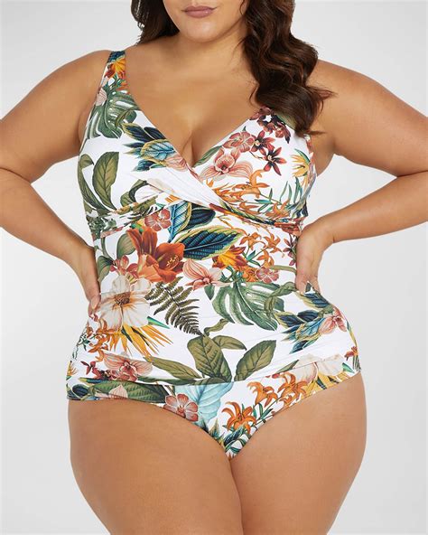 Artesands Plus Size Into The Saltu Delacroix One Piece Swimsuit Neiman Marcus