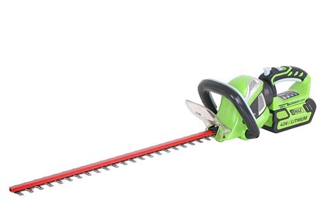 Greenworks G40ht61k2 40v Cordless Hedge Trimmer 1 X 2ah Battery And Charger