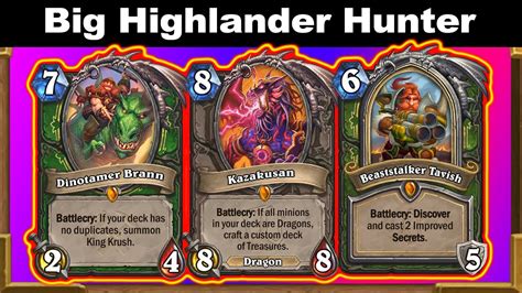 Big Highlander Control Hunter Goes Crazy With Kazakusan Fractured In Alterac Valley