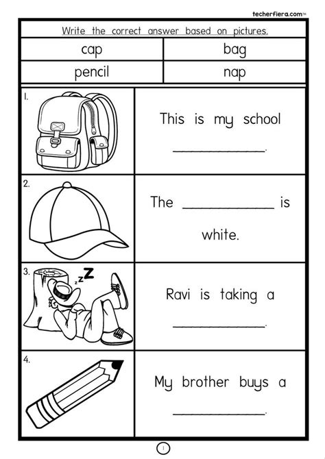 Worksheet For Reading The Correct Words