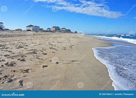 Rodanthe Beach stock photo. Image of houses, carolina - 35876664